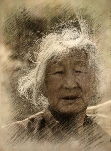 民歌99作品:母亲的素描
